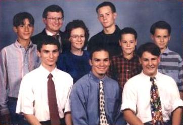 Steve Hall and Vickie Hall family--1994