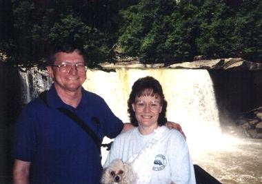 Steve and Vickie at Cumberland Falls