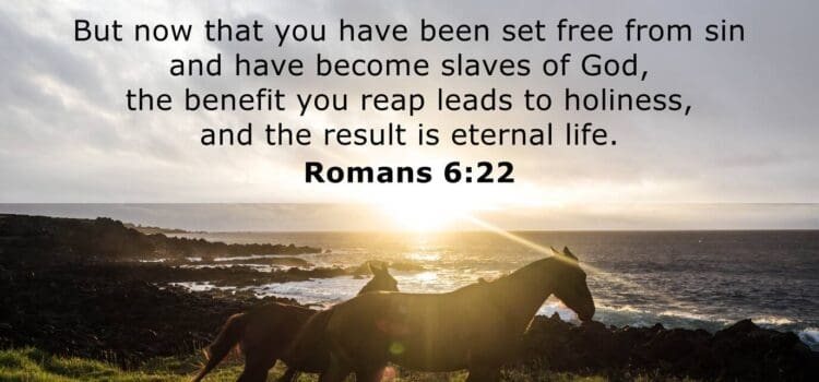 Romans 6:20-23 Deriving Your Benefit